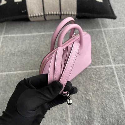 MINI BOLIDE CHEVRE LEATHER MAUVE SYLVESTRE WITH PALLADIUM HARDWARE (PHW) - 6