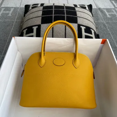 BOLIDE 27 EPSOM LEATHER JAUNE AMBRE WITH GOLD HARDWARE (GHW) - 1