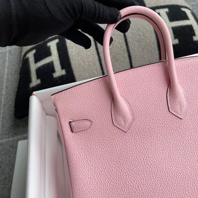 BIRKIN 25 TOGO LEATHER ROSE SAKURA WITH ROSE GOLD HARDWARE (RGHW) - 5