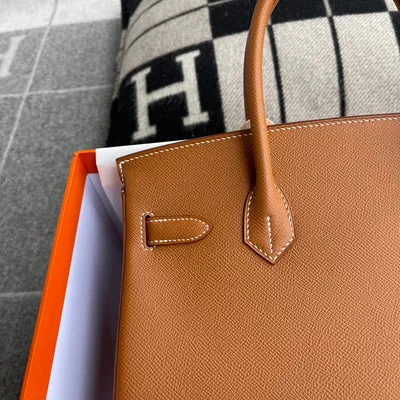 BIRKIN 30 EPSOM LEATHER GOLD WITH PALLADIUM HARDWARE (PHW) - 6