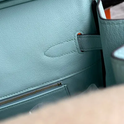BIRKIN 35 EPSOM LEATHER BLEU ZEPHYR WITH GOLD HARDWARE (GHW) - 7