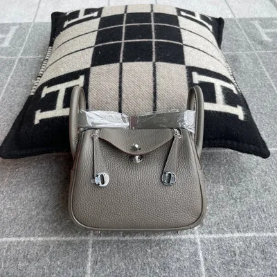 MINI LINDY 20 CLEMENCE LEATHER ETAIN WITH PALLADIUM HARDWARE (PHW)