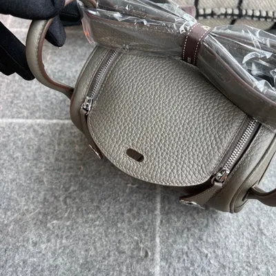 MINI LINDY 20 CLEMENCE LEATHER ETAIN WITH PALLADIUM HARDWARE (PHW) - 7