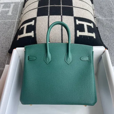 BIRKIN 25 TOGO LEATHER MALACHIT WITH GOLD HARDWARE (GHW) - 3