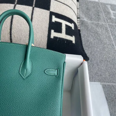 BIRKIN 25 TOGO LEATHER MALACHIT WITH GOLD HARDWARE (GHW) - 5