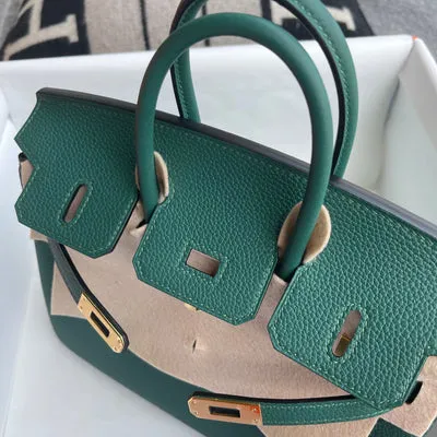 BIRKIN 25 TOGO LEATHER MALACHIT WITH GOLD HARDWARE (GHW) - 8