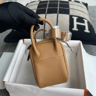 MINI LINDY 20 CLEMENCE LEATHER CHAI WITH GOLD HARDWARE (GHW) - 3