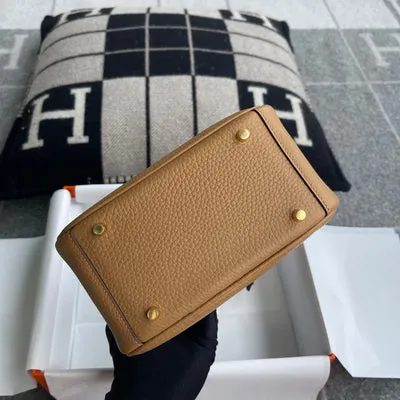 MINI LINDY 20 CLEMENCE LEATHER CHAI WITH GOLD HARDWARE (GHW) - 7