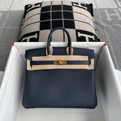 BIRKIN 25 EPSOM LEATHER BLEU NUIT WITH GOLD HARDWARE (GHW) - 1