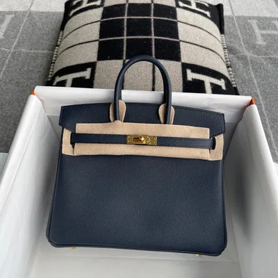 BIRKIN 25 EPSOM LEATHER BLEU NUIT WITH GOLD HARDWARE (GHW) - 2