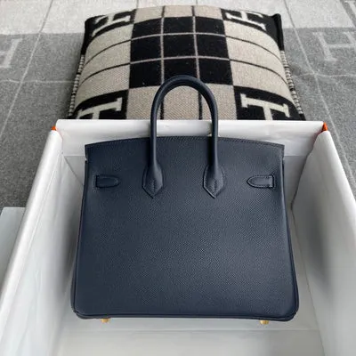BIRKIN 25 EPSOM LEATHER BLEU NUIT WITH GOLD HARDWARE (GHW) - 3