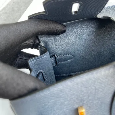 BIRKIN 25 EPSOM LEATHER BLEU NUIT WITH GOLD HARDWARE (GHW) - 4