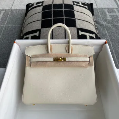 BIRKIN 25 EPSOM LEATHER CRAIE WITH GOLD HARDWARE (GHW) - 1