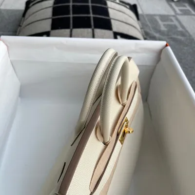 BIRKIN 25 EPSOM LEATHER CRAIE WITH GOLD HARDWARE (GHW) - 6