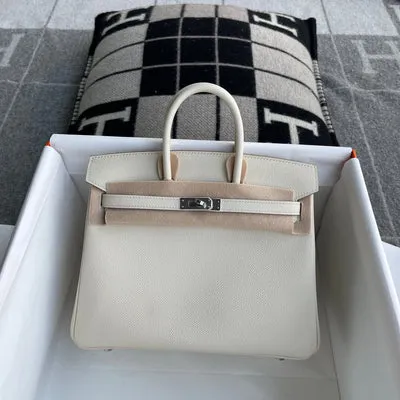 BIRKIN 25 EPSOM LEATHER CRAIE WITH PALLADIUM HARDWARE (PHW) - 1
