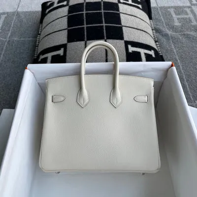 BIRKIN 25 EPSOM LEATHER CRAIE WITH PALLADIUM HARDWARE (PHW) - 2