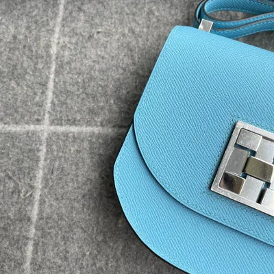 MOSAIQUE 24-17 EPSOM LEATHER BLEU DU NORD WITH PALLADIUM HARDWARE (PHW) - 3