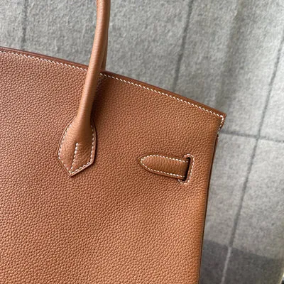 BIRKIN 35 TOGO LEATHER GOLD WITH GOLD HARDWARE (GHW) - 6