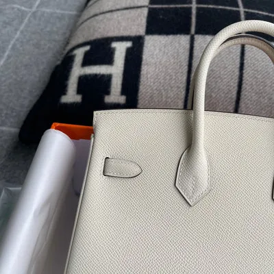 BIRKIN 25 EPSOM LEATHER NATA WITH ROSE GOLD HARDWARE (RGHW) - 7