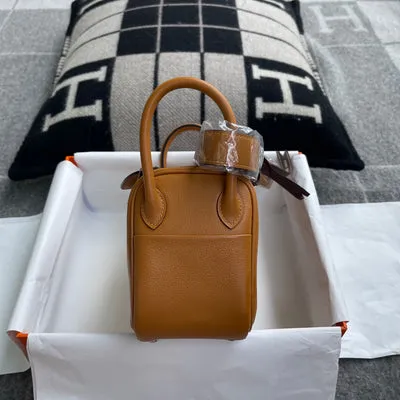 MINI LINDY 20 SWIFT LEATHER SESAME WITH PALLADIUM HARDWARE (PHW) - 3