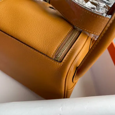 MINI LINDY 20 SWIFT LEATHER SESAME WITH GOLD HARDWARE (GHW) - 5