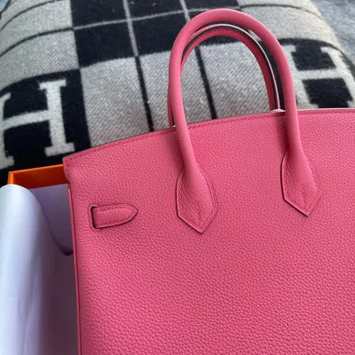 BIRKIN 25 TOGO LEATHER ROSE LIPSTICK WITH GOLD HARDWARE (GHW) - 5