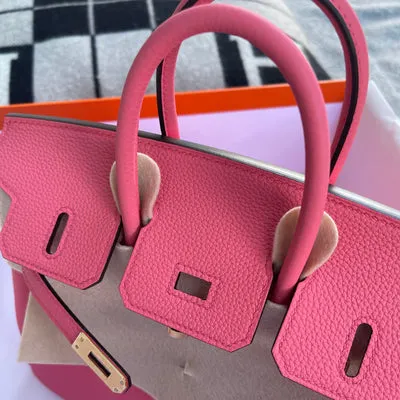BIRKIN 25 TOGO LEATHER ROSE LIPSTICK WITH GOLD HARDWARE (GHW) - 6