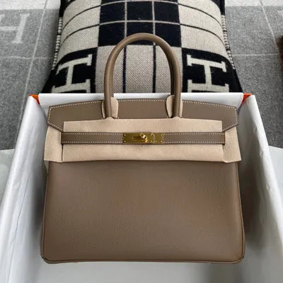 BIRKIN 30 EPSOM LEATHER ETOUPE WITH GOLD HARDWARE (GHW) - 1