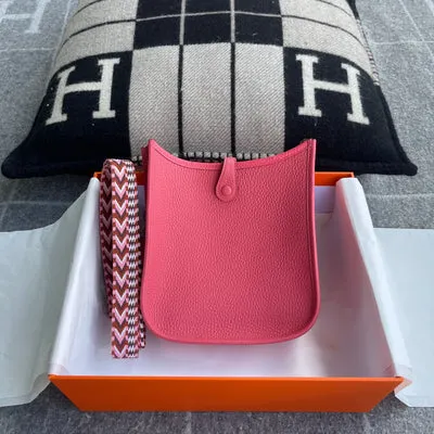 MINI EVELYNE (TPM) CLEMENCE LEATHER ROSE AZALEE WITH PALLADIUM HARDWARE (PHW) - 2