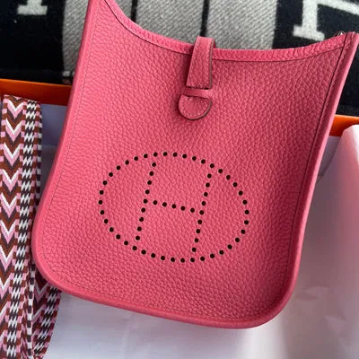 MINI EVELYNE (TPM) CLEMENCE LEATHER ROSE AZALEE WITH PALLADIUM HARDWARE (PHW) - 3