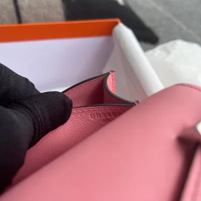 CONSTANCE 18 (MINI) SWIFT LEATHER ROSE AZALEE WITH PALLADIUM HARDWARE (PHW) - 5