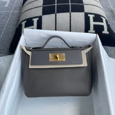 24/24 (MINI) EVERCOLOR & SWIFT LEATHER ETAIN WITH GOLD HARDWARE (GHW) - 4