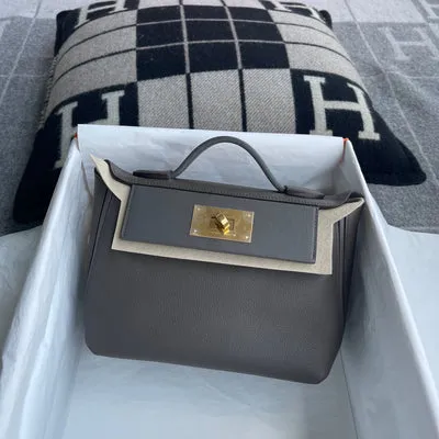 24/24 (MINI) EVERCOLOR & SWIFT LEATHER ETAIN WITH GOLD HARDWARE (GHW) - 2