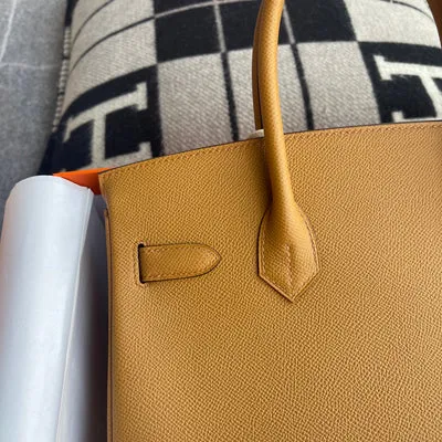 BIRKIN 30 EPSOM LEATHER SESAME WITH GOLD HARDWARE (GHW) - 7