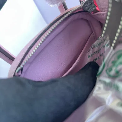 MINI LINDY 20 CLEMENCE LEATHER MAUVE SYLVESTRE WITH PALLADIUM HARDWARE (PHW) - 4