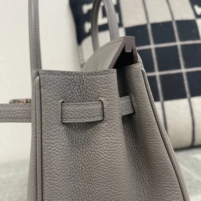 BIRKIN 25 TOGO LEATHER GRIS ASPHALTE WITH ROSE GOLD HARDWARE (RGHW) - 5