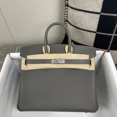 BIRKIN 25 TOGO LEATHER ETAIN WITH PALLADIUM HARDWARE (PHW) - 1