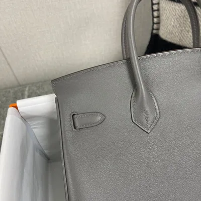 BIRKIN 25 TOGO LEATHER ETAIN WITH PALLADIUM HARDWARE (PHW) - 2