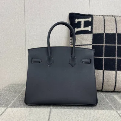 BIRKIN 30 EPSOM LEATHER NOIR (BLACK) WITH PALLADIUM HARDWARE (PHW) - 2