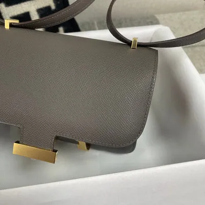 CONSTANCE 18 (MINI) EPSOM LEATHER ETAIN WITH GOLD HARDWARE (GHW) - 5