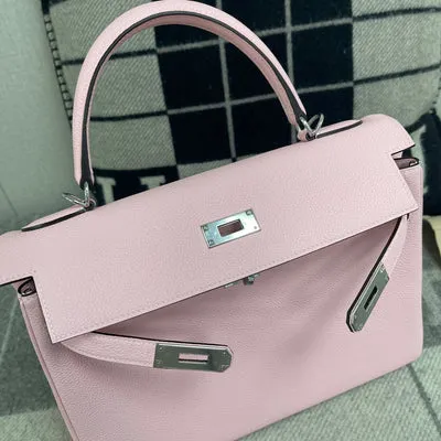 KELLY 32 TOGO LEATHER ROSE SAKURA WITH PALLADIUM HARDWARE (PHW) - 3