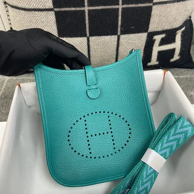 MINI EVELYNE (TPM) CLEMENCE LEATHER VERT VERONE WITH PALLADIUM HARDWARE (PHW) - 3