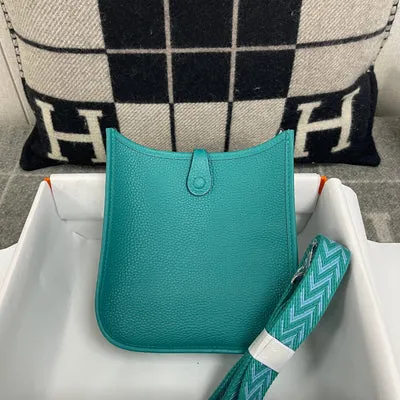 MINI EVELYNE (TPM) CLEMENCE LEATHER VERT VERONE WITH PALLADIUM HARDWARE (PHW)