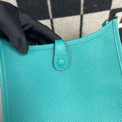 MINI EVELYNE (TPM) CLEMENCE LEATHER VERT VERONE WITH PALLADIUM HARDWARE (PHW) - 6