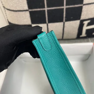 MINI EVELYNE (TPM) CLEMENCE LEATHER VERT VERONE WITH PALLADIUM HARDWARE (PHW) - 7