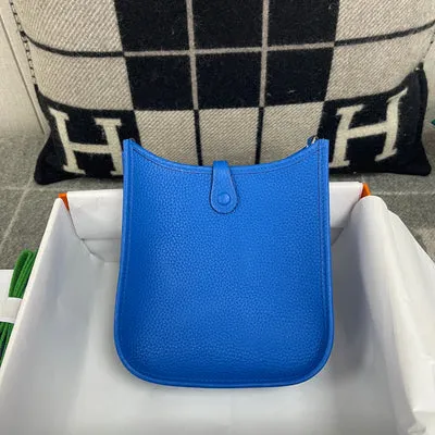 MINI EVELYNE (TPM) CLEMENCE LEATHER BLUE HYDRA WITH PALLADIUM HARDWARE (PHW)