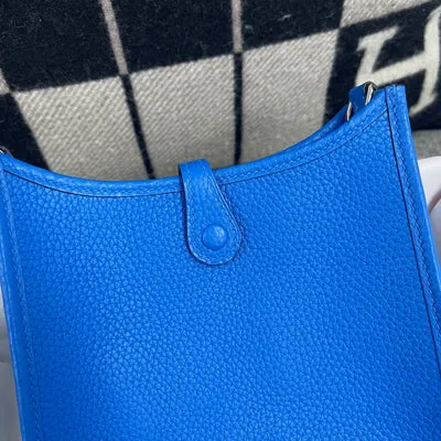 MINI EVELYNE (TPM) CLEMENCE LEATHER BLUE HYDRA WITH PALLADIUM HARDWARE (PHW) - 5