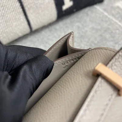 CONSTANCE 18 (MINI) EPSOM LEATHER GRIS ASPHALTE WITH ROSE GOLD HARDWARE (RGHW) - 7