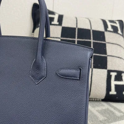 BIRKIN 30 TOGO LEATHER BLEU NUIT WITH ROSE GOLD HARDWARE (RGHW) - 5