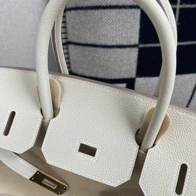 BIRKIN 30 TOGO LEATHER CRAIE WITH GOLD HARDWARE (GHW) - 3